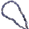 Natural Iolite Gemstone Beads | Mani Shape Plain Smooth VS Clarity | 8x6-10x7mm Zaffre Blue Color 14 Inch Loose Strand Jewelry Making