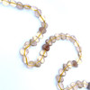 Natural Rutile Gemstone Heart 10mm Plain Smooth Drilled Beads | Light Brown Color SI Clarity | 16 Inch Loose Bead Strand