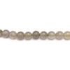 Natural Rutile Gemstone Ball 15mm Plain Smooth Drilled Beads | Light Brown Color SI Clarity | 16 Inch Loose Bead Strand