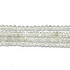 Crystal Rondelle 4mm Faceted Drilled Beads | Master Healer Crystal | VS Clarity 14.5 Inch Loose Bead Strand Jewelry Making