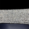 Crystal Rondelle 5-4.5mm Hand Cut Faceted Drilled Beads | Master Healer Crystal VS Clarity | 14 Inch Loose Bead Strand Jewelry Making
