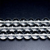 Crystal Ball 10mm Plain Smooth Drilled Beads | Master Healer Crystal | VS Clarity 16 Inch Loose Bead Strand Jewelry Making