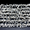 Crystal Drop 10x5-9x4mm Plain Smooth Drilled Beads | Master Healer Crystal | SI Clarity 15 Inch Loose Bead Strand Jewelry Making