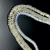 Crystal Rondelle 8mm Facetaed Drilled Beads | Master Healer Crystal VS Clarity | 15.5 Inch Loose Bead Strand Jewelry Making