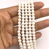 Agate Semiprecious 5 mm Ball Plain Cut VS Clarity White Color Loose Gemstone