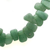 Jade Beads Strand 17x10 mm Tumble Plain Cut VVS2 Clarity Emerald Jade Color Birthstone Jewelry Making