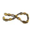 Tiger's Eye Gemstone Beads Strand 21x15 mm Mani Plain Cut VS Clarity Brownish Yellow Color Birthstone Jewelry MakingTiger's Eye Gemstone Beads Strand 21x15 mm Mani Plain Cut VS Clarity Brownish Yellow Color Birthstone Jewelry Making