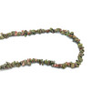 Natural Unakite Gemstone Chips 9x6mm Plain Smooth Cut Beads | VS Clarity Greenish Color | DIY Bracelet Beads