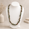 Natural Unakite Gemstone Chips 9x6mm Plain Smooth Cut Beads | VS Clarity Greenish Color | DIY Bracelet Beads