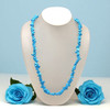 Natural Turquoise Necklace Ship Plain Smooth Cut 9x4mm VS Clarity Tiffany Blue Color Loose Gemstone Necklace