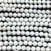 Howlite Beads Strand 6.00 mm Ball Plain Cut VS Clarity White Color Birthstone Jewelry Making