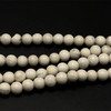 Howlite Beads Strand 6.50 mm Ball Plain Cut VS Clarity White Color Birthstone Jewelry Making