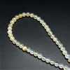 Chalcedony Beads Strand 5.50 mm Ball Plain Cut VS Clarity Transparent White Color Birthstone Jewelry Making
