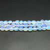 Glass Beads Strand 13x8.5-11x8.5 mm Tumble Plain Cut VVS2 Clarity Milky White Color Birthstone Jewelry Making