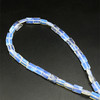 Glass Beads Strand 8x6 mm Rectangle Briolette Cut VS Clarity White Color Birthstone Jewelry Making