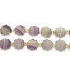 Rainbow Fluorite Beads Strand 12.0 mm Craving Face Plain Cut VS Clarity Shades Purple Green Color Birthstone Jewelry Making