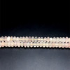 Natural Rose Quartz Gemstone Pentagon Plain Smooth 8.5x5mm Drilled 215 Carats | Pale Pink Color | 16.5 Inch Bead Strand for Jewelry Making