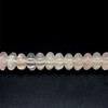 Natural Rose Quartz Gemstone Pentagon Plain Smooth 8.5x5mm Drilled 215 Carats | Pale Pink Color | 16.5 Inch Bead Strand for Jewelry Making