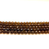 Smoky Quartz Beads Strand 12.0 mm Ball Facet Cut VVS Clarity Mocha Brown Color Birthstone Jewelry Making