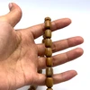 Wood Bead Beads Strand 12.5x10-12.5x9.5 mm Cylinder Plain Cut VVS2 Clarity Light Brown Color Birthstone Jewelry Making