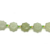 Jade Beads Strand 12.0 mm Craving Face Plain Cut VS Clarity Pale Green Color Birthstone Jewelry Making