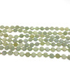 Jade Beads Strand 12.0 mm Craving Face Plain Cut VS Clarity Pale Green Color Birthstone Jewelry Making