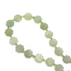 Jade Beads Strand 12.0 mm Craving Face Plain Cut VS Clarity Pale Green Color Birthstone Jewelry Making