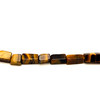 Tiger's Eye Gemstone Beads Strand 11x4-8x4 mm Tube Plain Cut VS Clarity Golden Brown Color Birthstone Jewelry Making