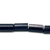 SandStone Beads Strand 16x8 mm Tube Plain Cut VS Clarity Black Color Birthstone Jewelry Making
