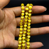 Glass Beads Strand 6.00 mm Ball Facet Cut VS Clarity Color Birthstone Jewelry Making