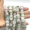 Jade Beads Strand 16.5x10 mm Lotus Plain Cut VS Clarity Mint Green Color Birthstone Jewelry Making