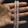 Rose Quartz Beads Strand 8.00 mm Ball Facet Cut VS Clarity Pale Pink Color Birthstone Jewelry Making