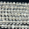 Rose Quartz Beads Strand 9-8.5 mm Tyre Facet Cut VS Clarity Pale Pink Color Birthstone Jewelry Making