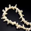 Mother of Pearl Beads Strand 26x15-18x12 mm Ship Plain Cut VVS Clarity Light Cream Color Birthstone Jewelry Making