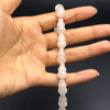 Rose Quartz Beads Strand 15.5x9.5 mm Calabash Plain Cut VS Clarity Pale Pink Color Birthstone Jewelry Making