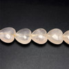 Rose Quartz Beads Strand 16.0 mm HS Plain Cut VS Clarity Pale Pink Color Birthstone Jewelry Making