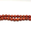 Wood Bead Beads Strand 8.5-8 mm Ball Plain Cut VS Clarity Rust Orange Color Birthstone Jewelry Making