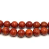Wood Bead Beads Strand 8.5-8 mm Ball Plain Cut VS Clarity Rust Orange Color Birthstone Jewelry Making