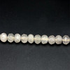 Rose Quartz Gem Beads Strand 8.00 mm Tyre Facet Cut VS Clarity Pale Pink Color Birthstone Jewelry Making