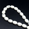 Howlite Beads Strand 19x14 mm Mani Plain Cut VS Clarity White Color Birthstone Jewelry Making