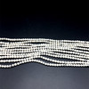 Howlite Beads Strand 4.50 mm Balloon Plain Cut VS Clarity White Color Birthstone Jewelry Making