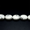 Howlite Beads Strand 19x14 mm Mani Plain Cut VS Clarity White Color Jewelry Making