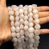Rose Quartz Beads Strand 13.5x12 mm Octagon Plain Cut VS Clarity Pale Pink Color Birthstone Jewelry Making