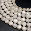 Rose Quartz Beads Strand 13.5x12 mm Octagon Plain Cut VS Clarity Pale Pink Color Birthstone Jewelry Making