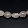 Rose Quartz Beads Strand 14x10-13x10 mm Balloon Plain Cut VS Clarity Pale Pink Color Birthstone Jewelry Making