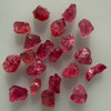 Natural Spinel Uncut Rough 20 Pieces 21.73 Carats Crimson Red-Hot Pink Color 5A Quality Burmese Mines Raw Gemstone