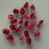 Natural Spinel Uncut Rough 20 Pieces 21.73 Carats Crimson Red-Hot Pink Color 5A Quality Burmese Mines Raw Gemstone