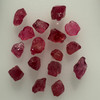 Natural Spinel Uncut Rough 16 Pieces 22.6 Carats Crimson Red-Hot Pink Color 5A Quality Burmese Mines Raw Gemstone