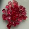 Natural Spinel Uncut Rough 22 Pieces 24.36 Carats Crimson Red-Hot Pink Color 5A Quality Burmese Mines Raw Gemstone