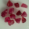 Natural Spinel Uncut Rough 12 Pieces 19.21 Carats Crimson Red-Hot Pink Color 5A Quality Burmese Mines Raw Gemstone